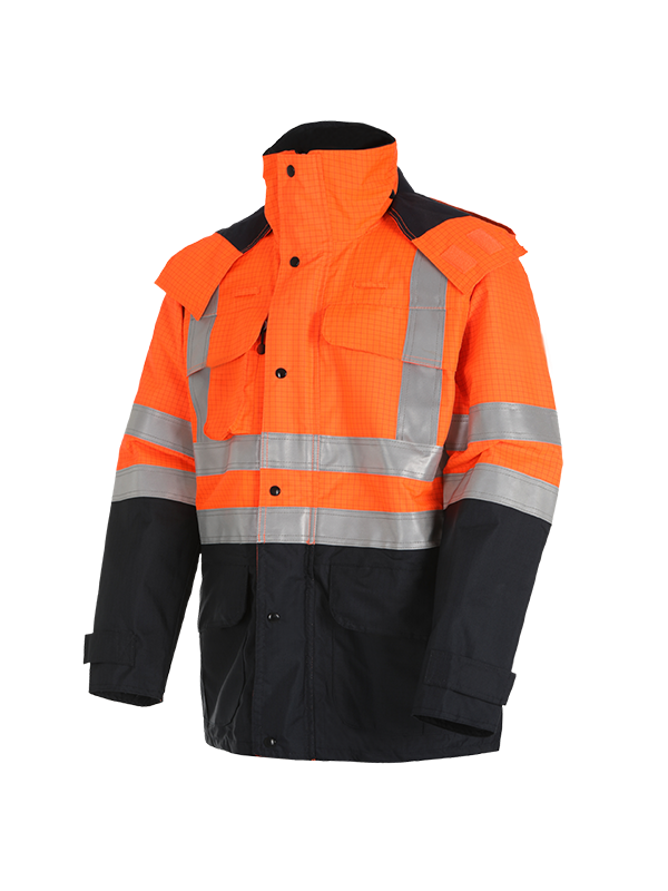 MEN'S HIGH VISIBILITY FLAME RETARDANT PARKA
